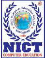 NICT computer education logo